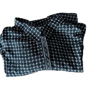 Max Studio 3x black & white business/over tank blouse